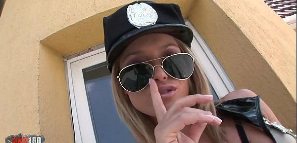  She is too good to be real ! This cop is so sexy !